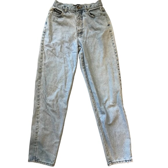 Women's size 6 Jeans Blue NY LINE Mom Jeans high rise - Picture 1 of 3